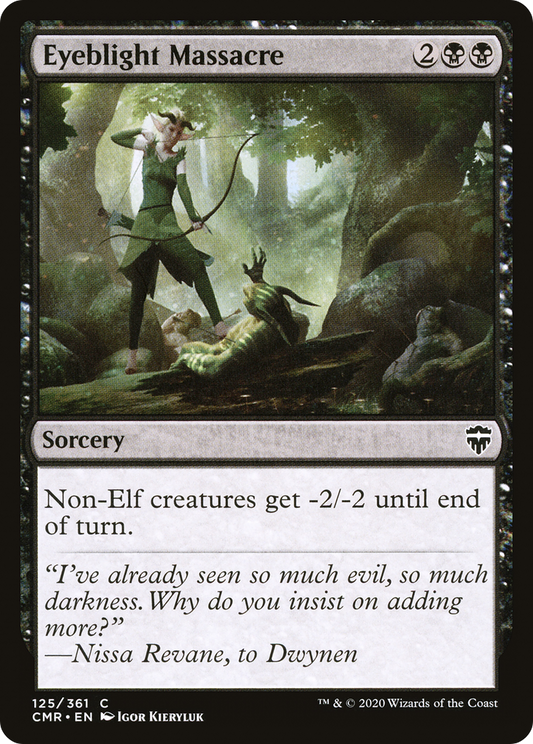 Eyeblight Massacre [Commander Legends] Foil
