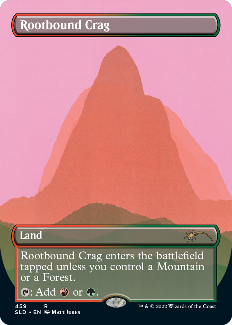 Rootbound Crag (Borderless) [Secret Lair Drop Series] Foil