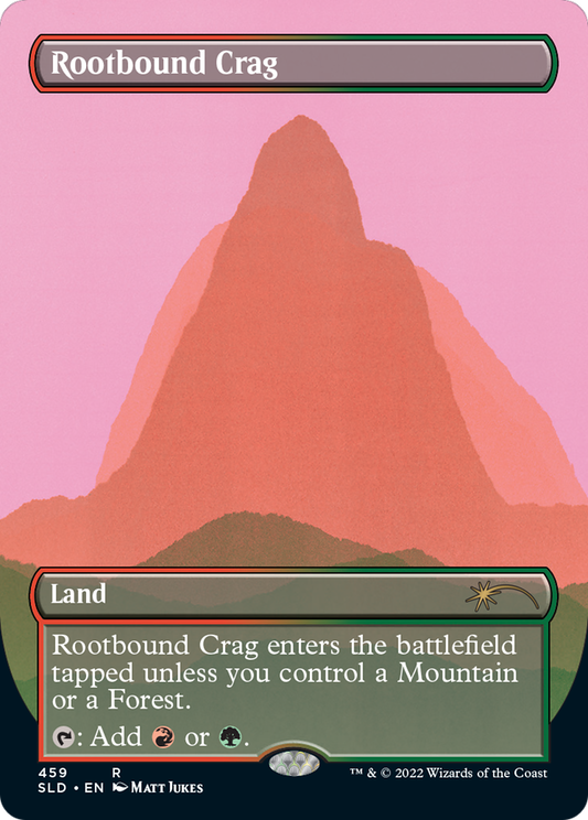 Rootbound Crag (Borderless) [Secret Lair Drop Series] Foil