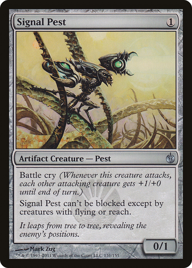 Signal Pest (131) Foil - Mirrodin Besieged