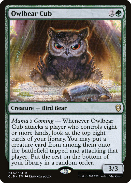 Owlbear Cub [Commander Legends: Battle for Baldur's Gate]