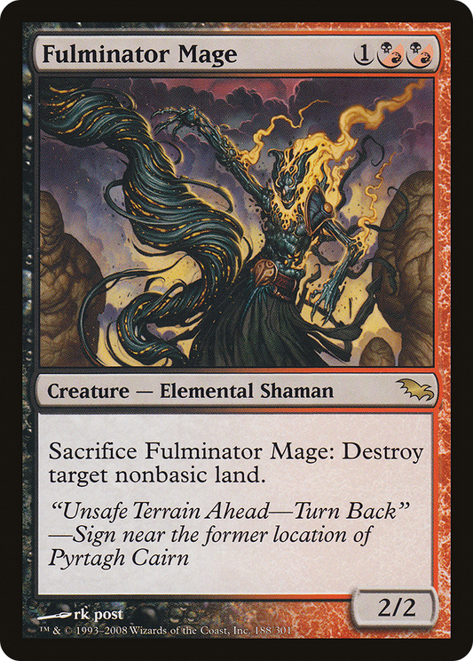 Fulminator Mage [Shadowmoor] Foil