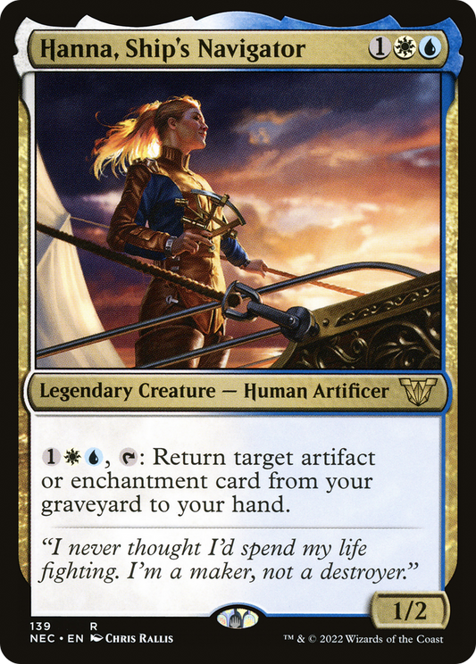 Hanna, Ship's Navigator [Kamigawa: Neon Dynasty Commander]