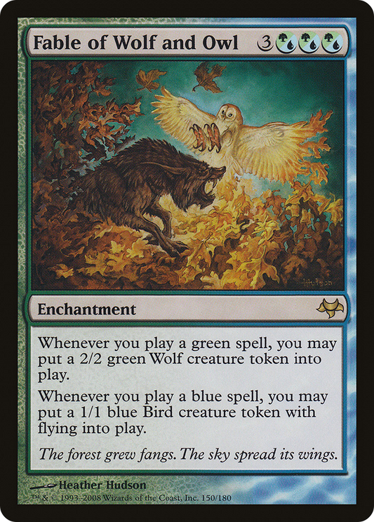 Fable of Wolf and Owl [Eventide] Foil