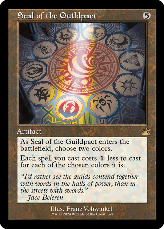 Seal of the Guildpact (Retro Frame) [Ravnica Remastered] Foil