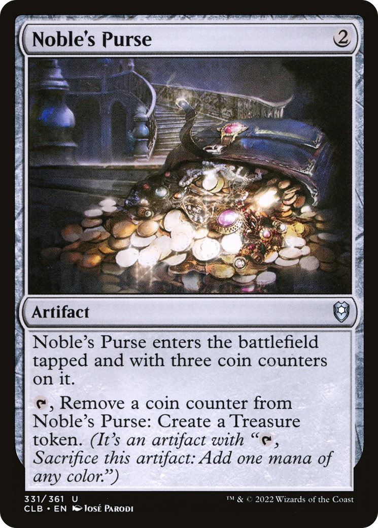 Noble's Purse [Commander Legends: Battle for Baldur's Gate] Foil