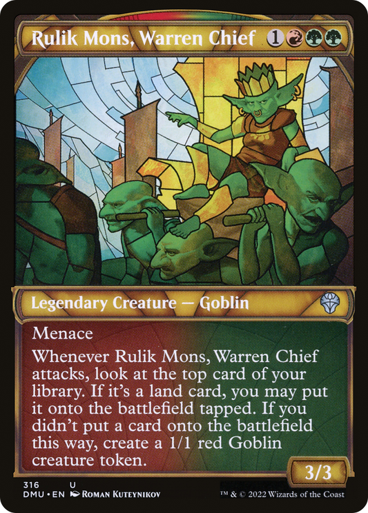 Rulik Mons, Warren Chief (Showcase) [Dominaria United] Foil