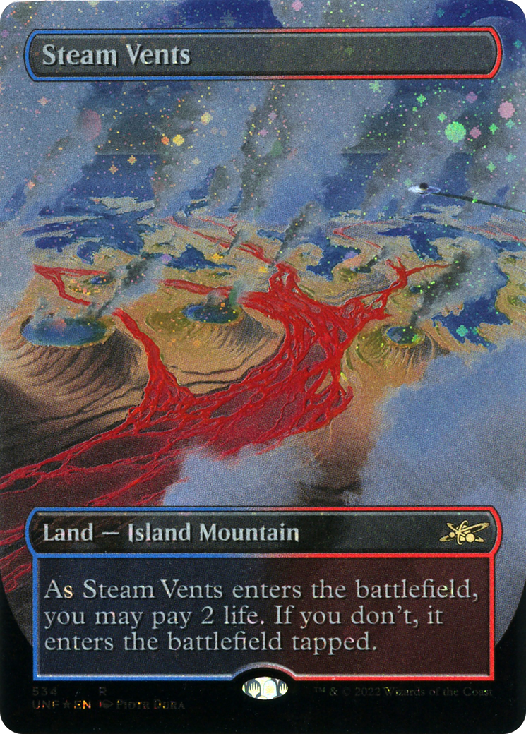 Steam Vents (Borderless) (Galaxy Foil) (534) Foil - Unfinity