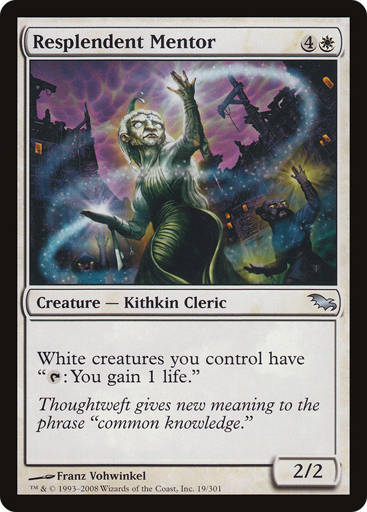 Resplendent Mentor [Shadowmoor] Foil