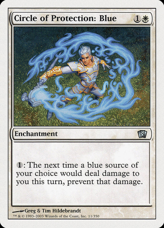 Circle of Protection: Blue [Eighth Edition] Foil