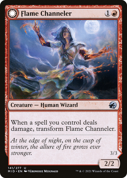 Flame Channeler // Embodiment of Flame [Innistrad: Midnight Hunt] Foil