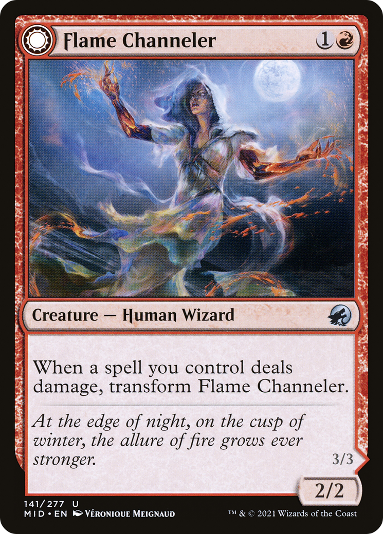 Flame Channeler // Embodiment of Flame [Innistrad: Midnight Hunt] Foil