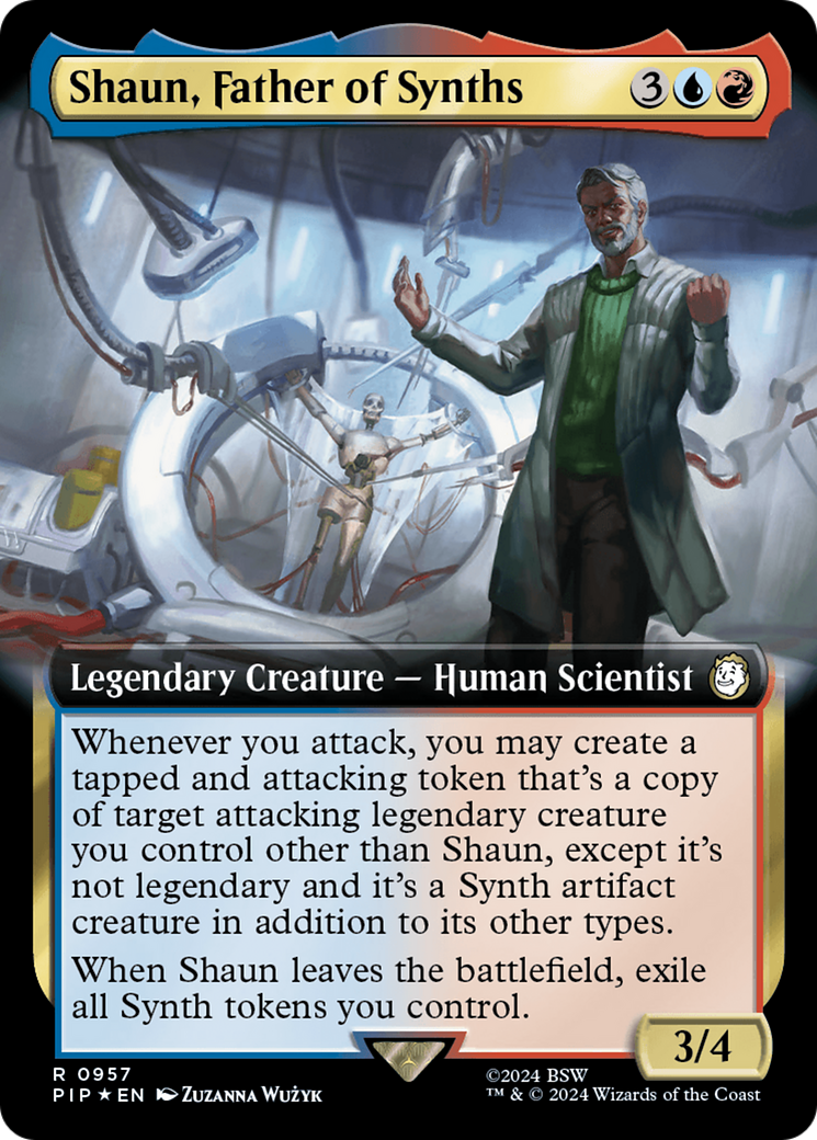 Shaun, Father of Synths (Extended Art) (957) Surge Foil - Fallout