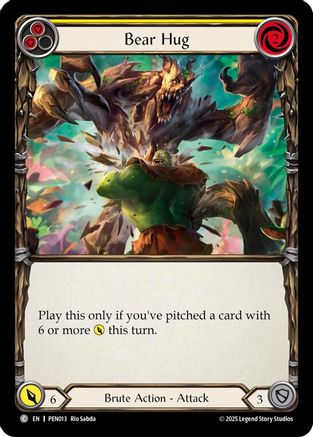 Bear Hug (Yellow) (PEN013) - Compendium of Rathe