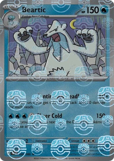 Beartic (Master Ball Pattern) (26) Reverse Holofoil - Black Bolt