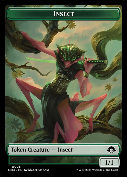 Beast // Insect (15/25) - Commander: Modern Horizons 3 Tokens