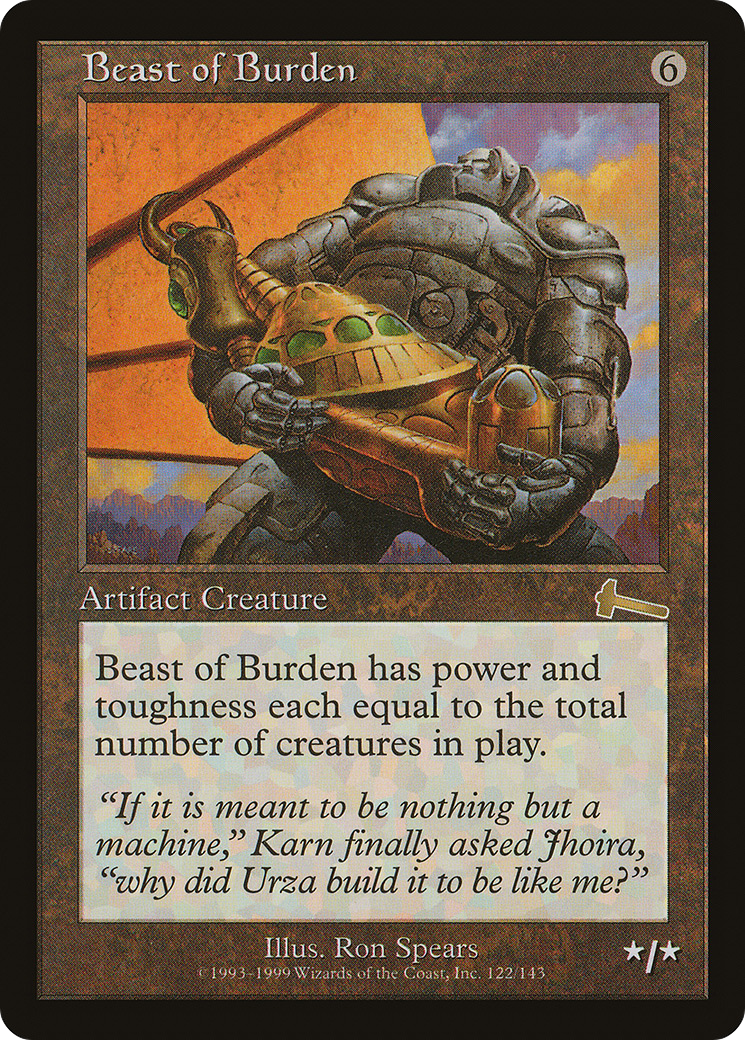 Beast of Burden (122) Foil - Urza's Legacy