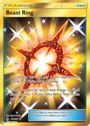 Beast Ring (Gold) (141) Holofoil - Forbidden Light