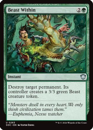 Beast Within (263) - Commander: Secrets of Strixhaven