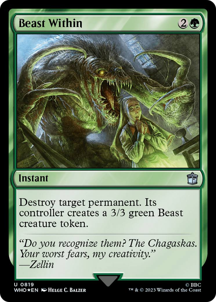 Beast Within (819) Surge Foil - Doctor Who