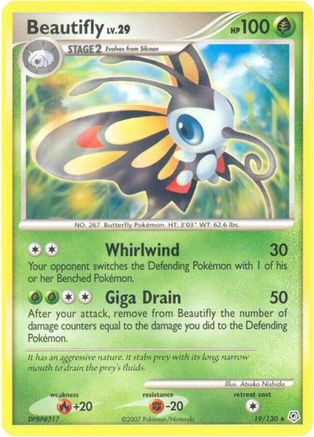 Beautifly (19) Reverse Holofoil - Diamond & Pearl