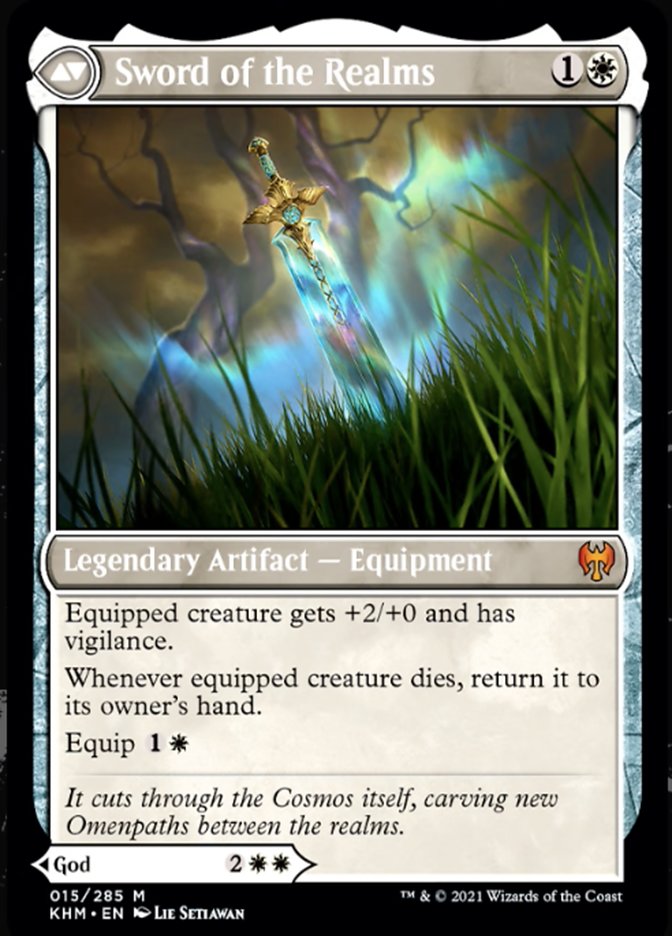 Halvar, God of Battle // Sword of the Realms [Kaldheim] Foil