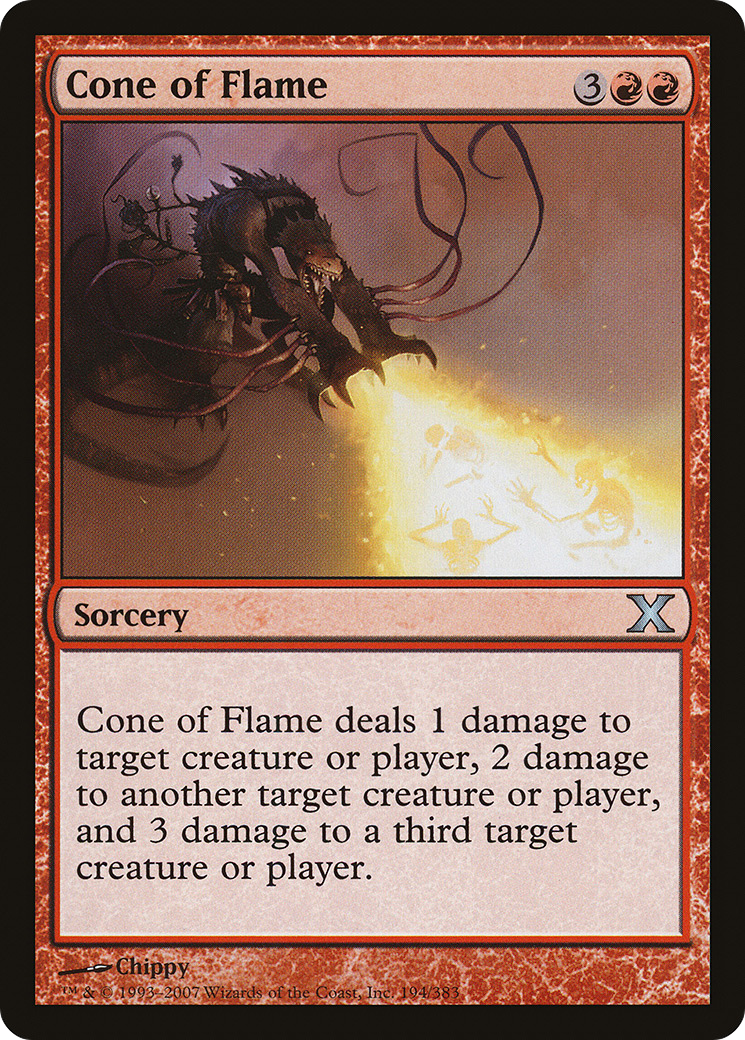 Cone of Flame [Tenth Edition] Foil