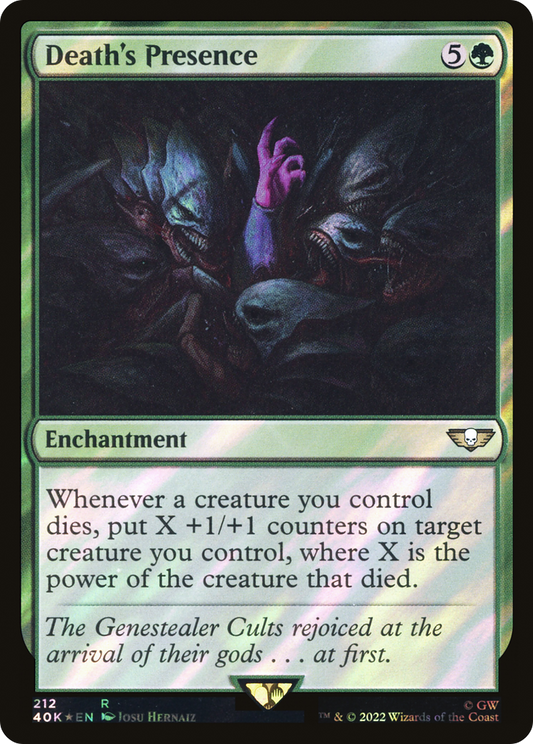 Death's Presence (Surge Foil) [Warhammer 40,000]