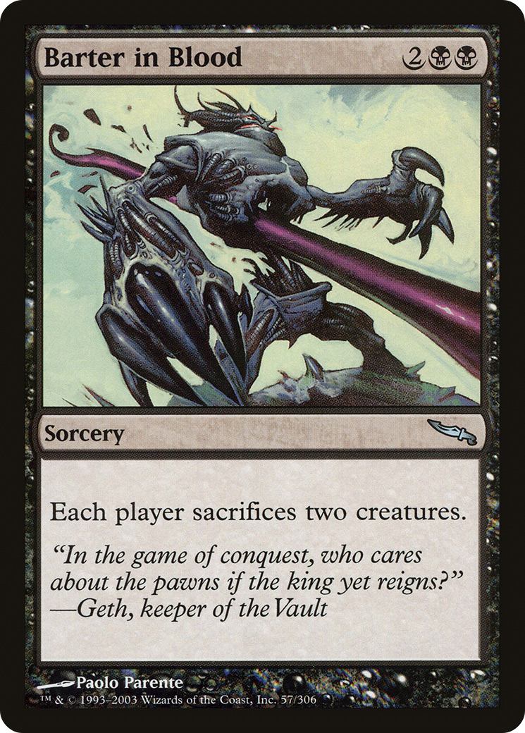 Barter in Blood [Mirrodin] Foil