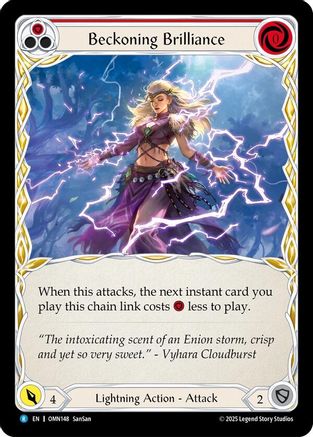 Beckoning Brilliance (OMN148) Rainbow Foil - Omens of the Third Age