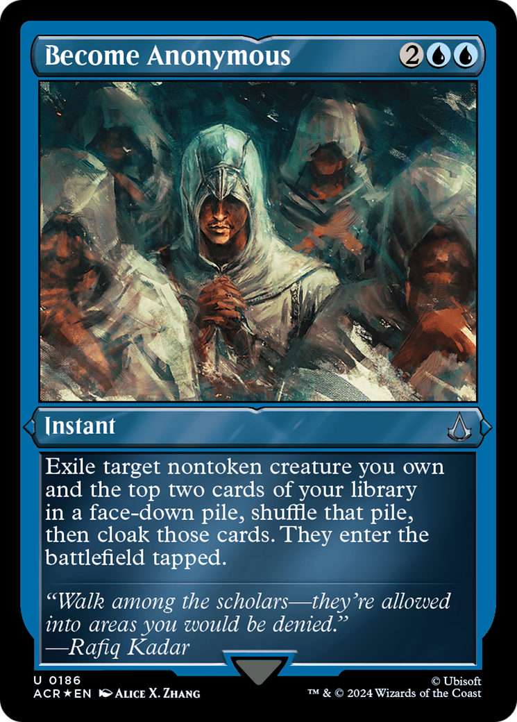 Become Anonymous (186) Etched Foil - Assassin's Creed