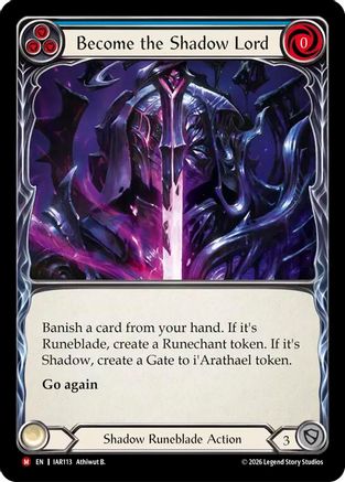 Become the Shadow Lord (IAR113) - Usurp the Shadow Throne