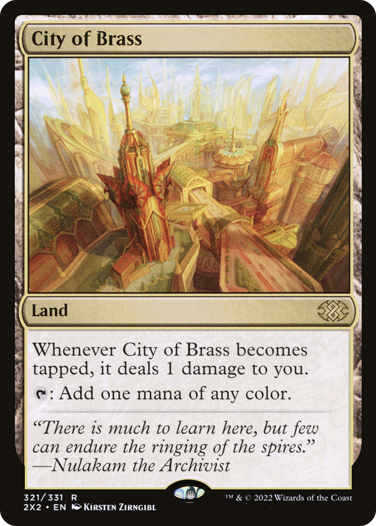 City of Brass [Double Masters 2022] Foil