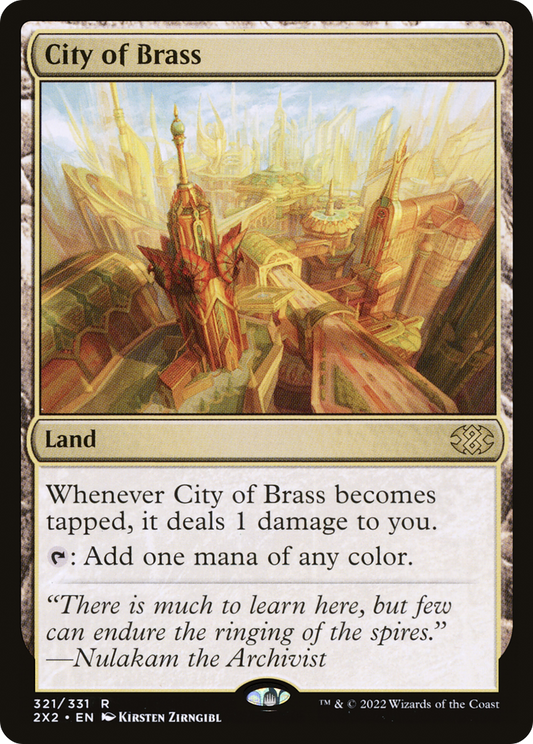 City of Brass [Double Masters 2022] Foil