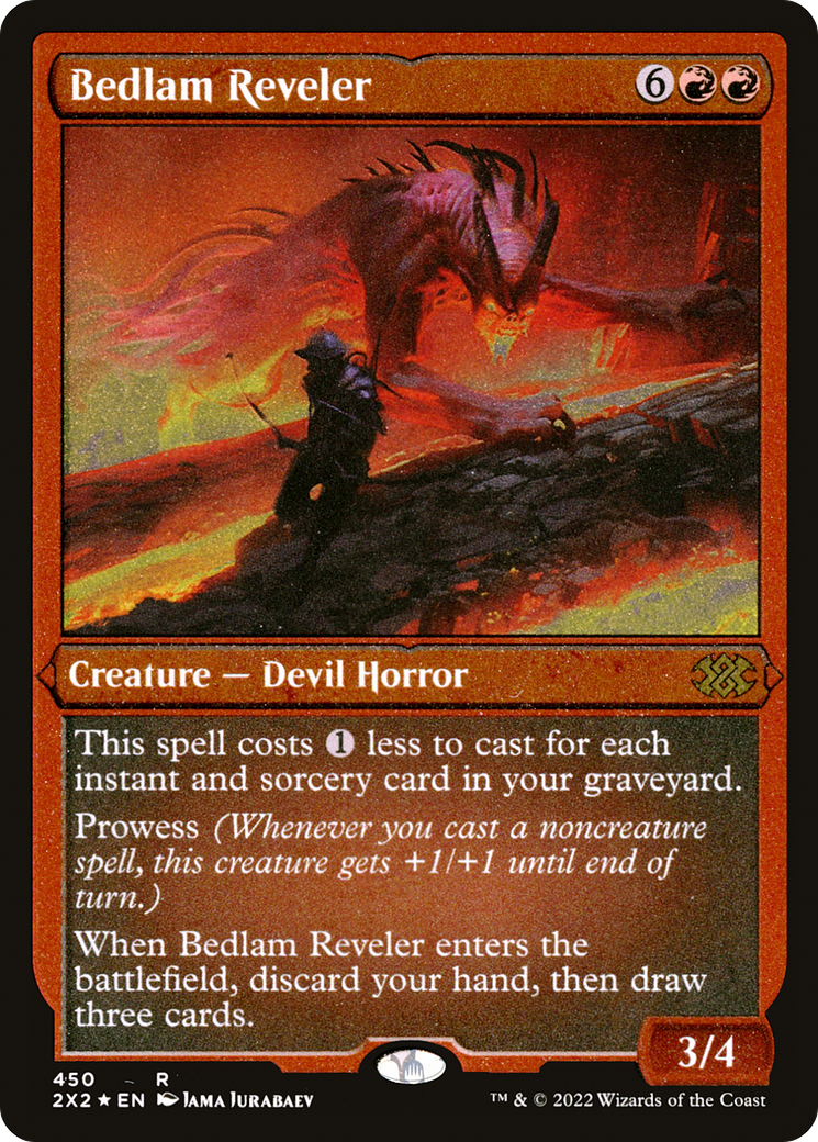 Bedlam Reveler (450) Etched Foil - Double Masters 2022