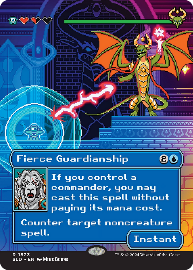 Fierce Guardianship (Rainbow Foil) [Secret Lair Drop Series] | Silver Goblin