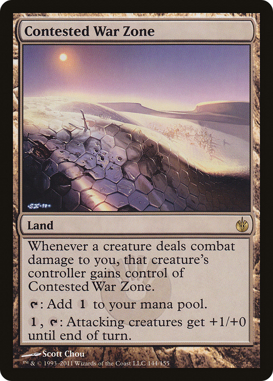 Contested War Zone [Mirrodin Besieged] Foil