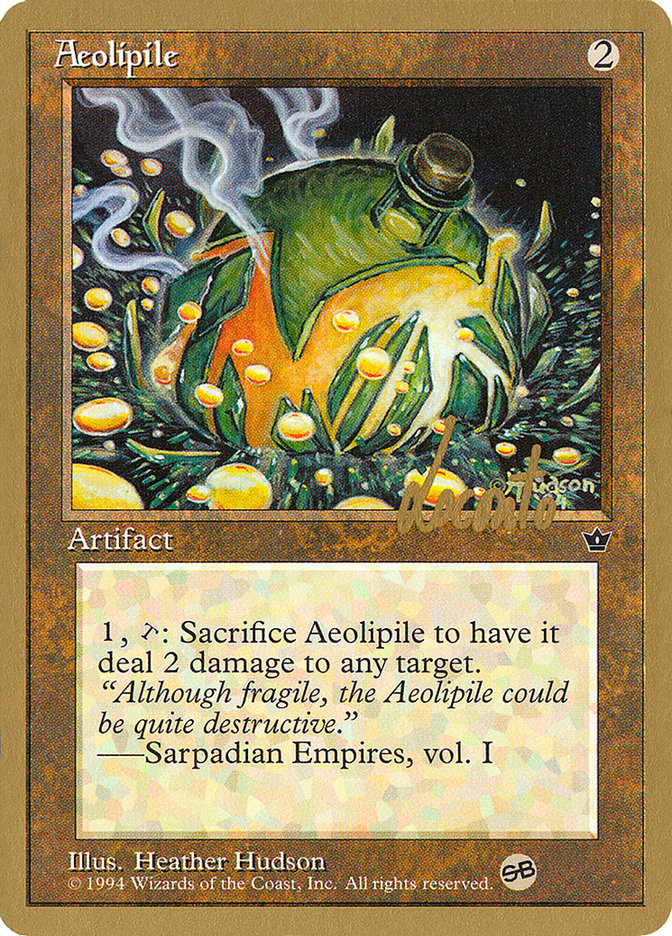 Aeolipile (Michael Loconto) (SB) [Pro Tour Collector Set] | Silver Goblin