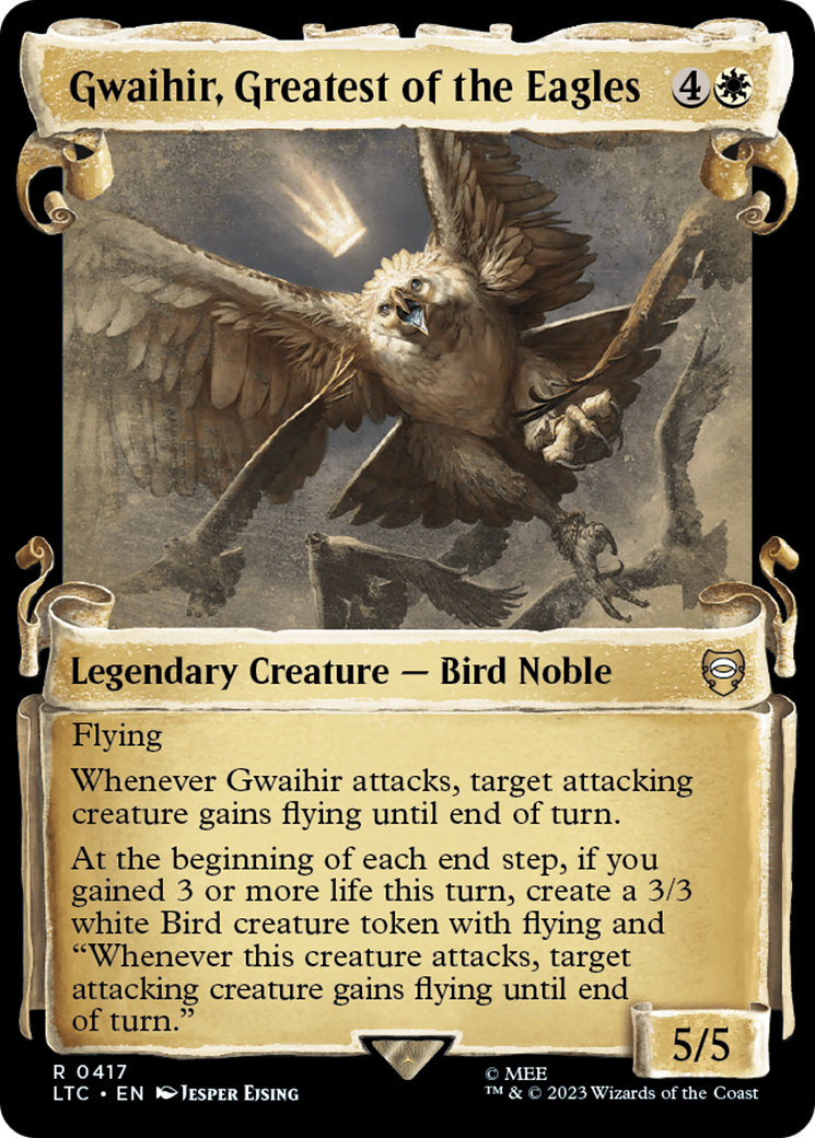 Gwaihir, Greatest of the Eagles (Showcase Scrolls) (Showcase) (417) - Tales of Middle-earth Commander