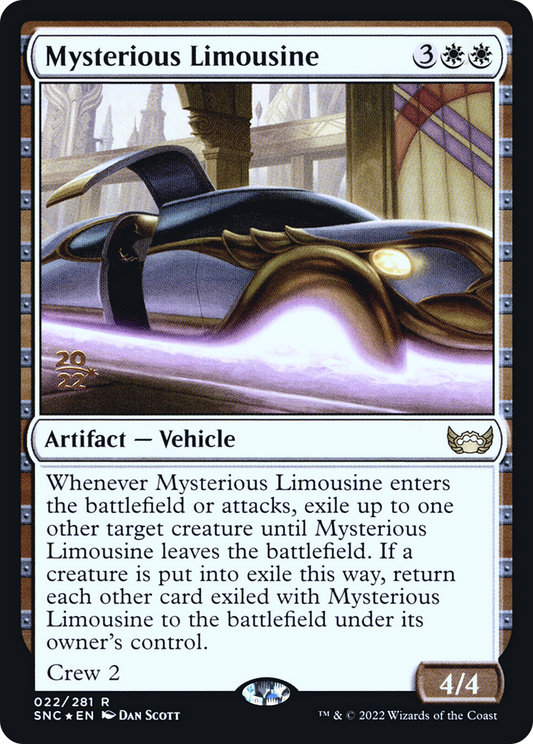 Mysterious Limousine [Streets of New Capenna Prerelease Promos]