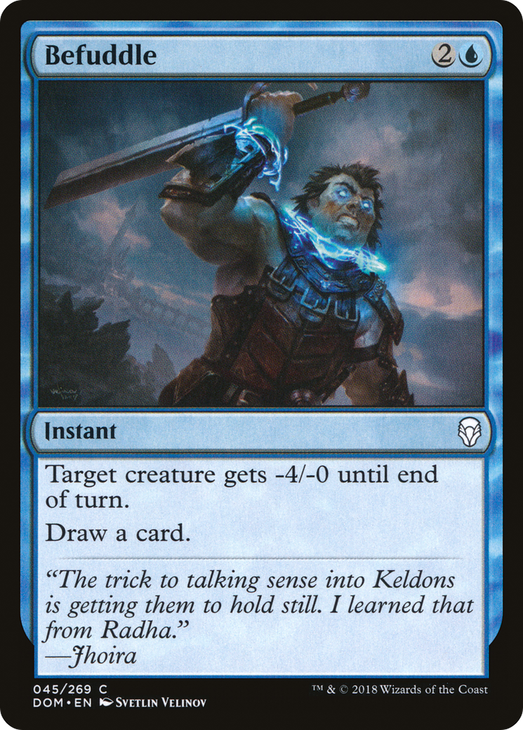 Befuddle (045) - Dominaria Foil