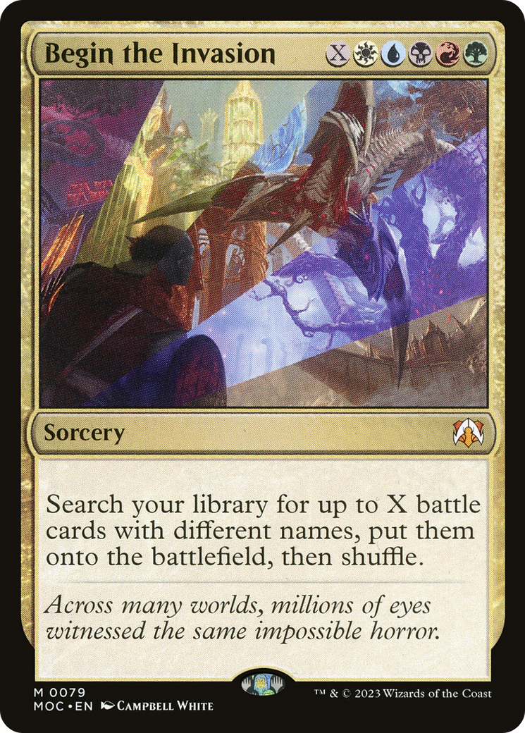 Begin the Invasion (079) - March of the Machine Commander Foil