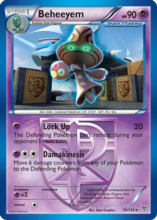 Beheeyem (Team Plasma) (70) Reverse Holofoil - Plasma Storm