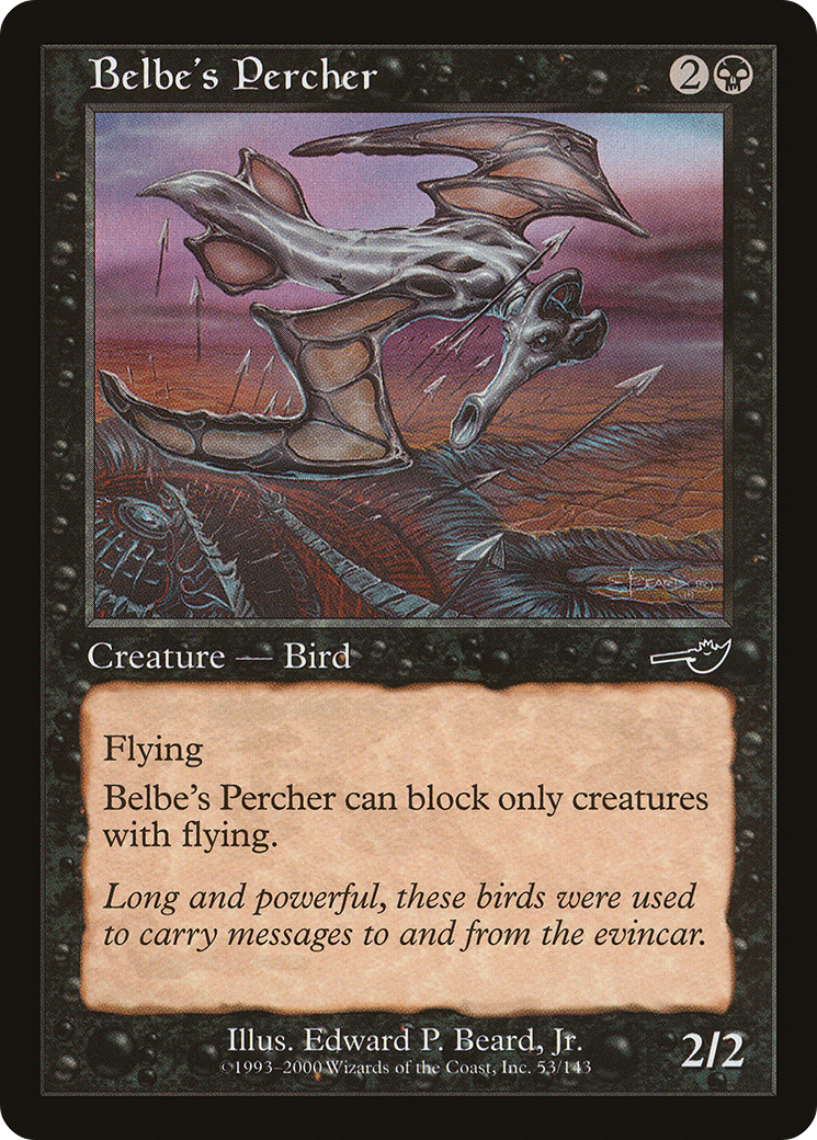 Belbe's Percher (053) - Nemesis