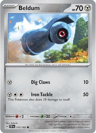 Beldum (113) Reverse Holofoil - Temporal Forces