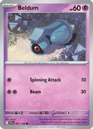 Beldum (61) Reverse Holofoil - Journey Together
