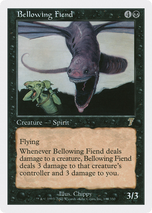 Bellowing Fiend (119) - Seventh Edition