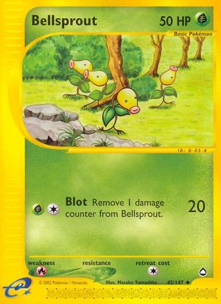 Bellsprout (45) Reverse Holofoil - Aquapolis