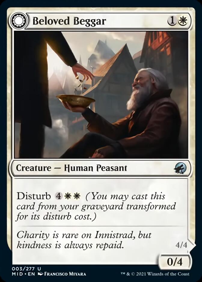 Beloved Beggar // Generous Soul (003) - Innistrad: Midnight Hunt Foil