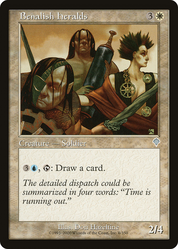 Benalish Heralds (006) Foil - Invasion
